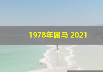 1978年属马 2021